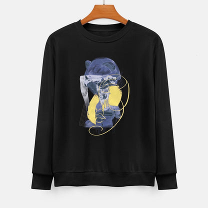 IPIB 250g Crew Neck Long Sleeve Sweatshirt Front GraphicCrew Neck Long Sleeve Sweatshirt6000019-2