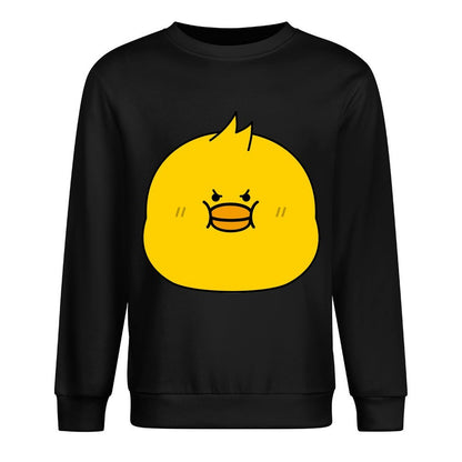 Front Patterned Long Sleeve TopWrinkle-Free Cotton