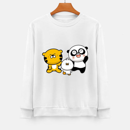 Front Patterned Long Sleeve TopDurable Made-to-Order