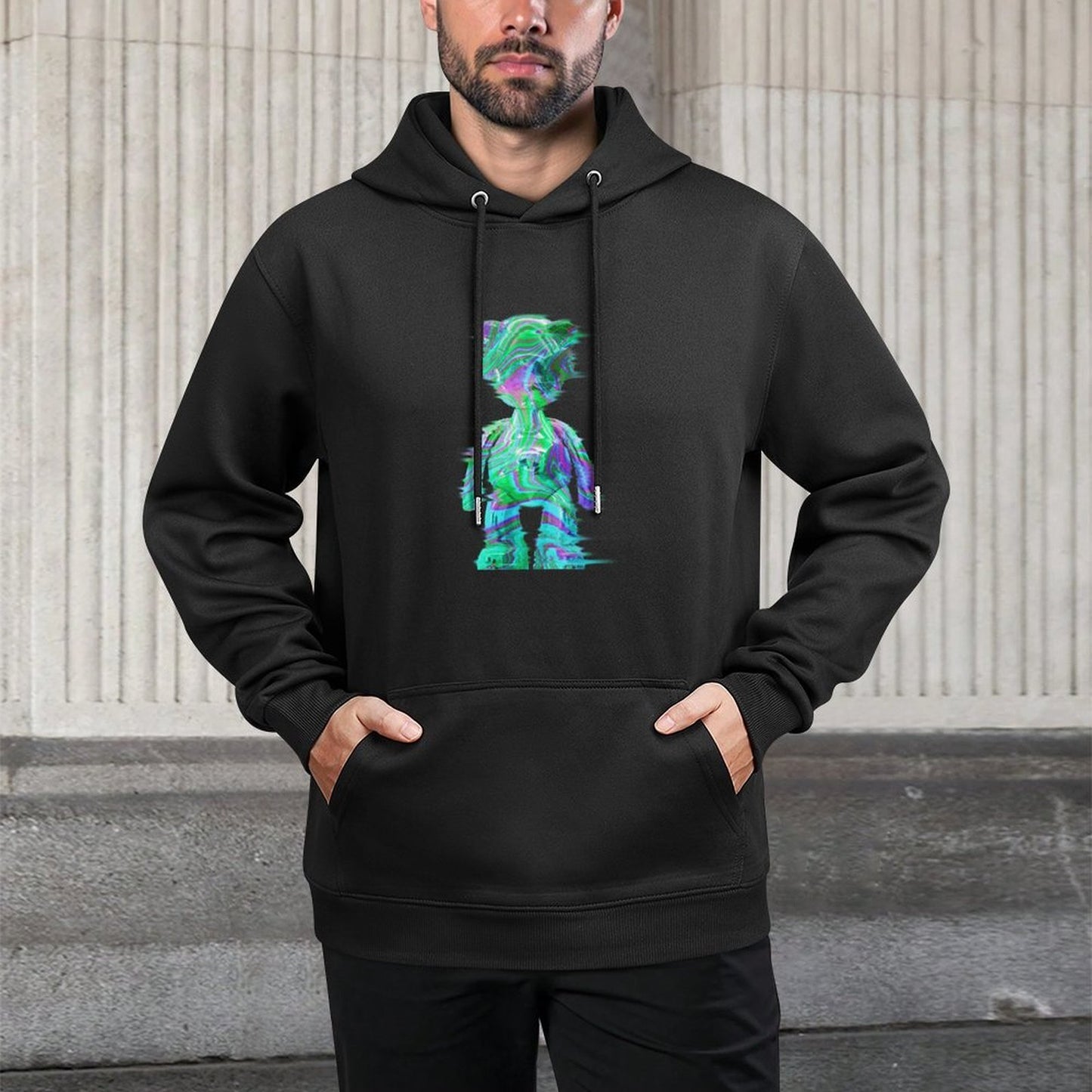 Hoodie Front PatternPocket Tee ModernFit