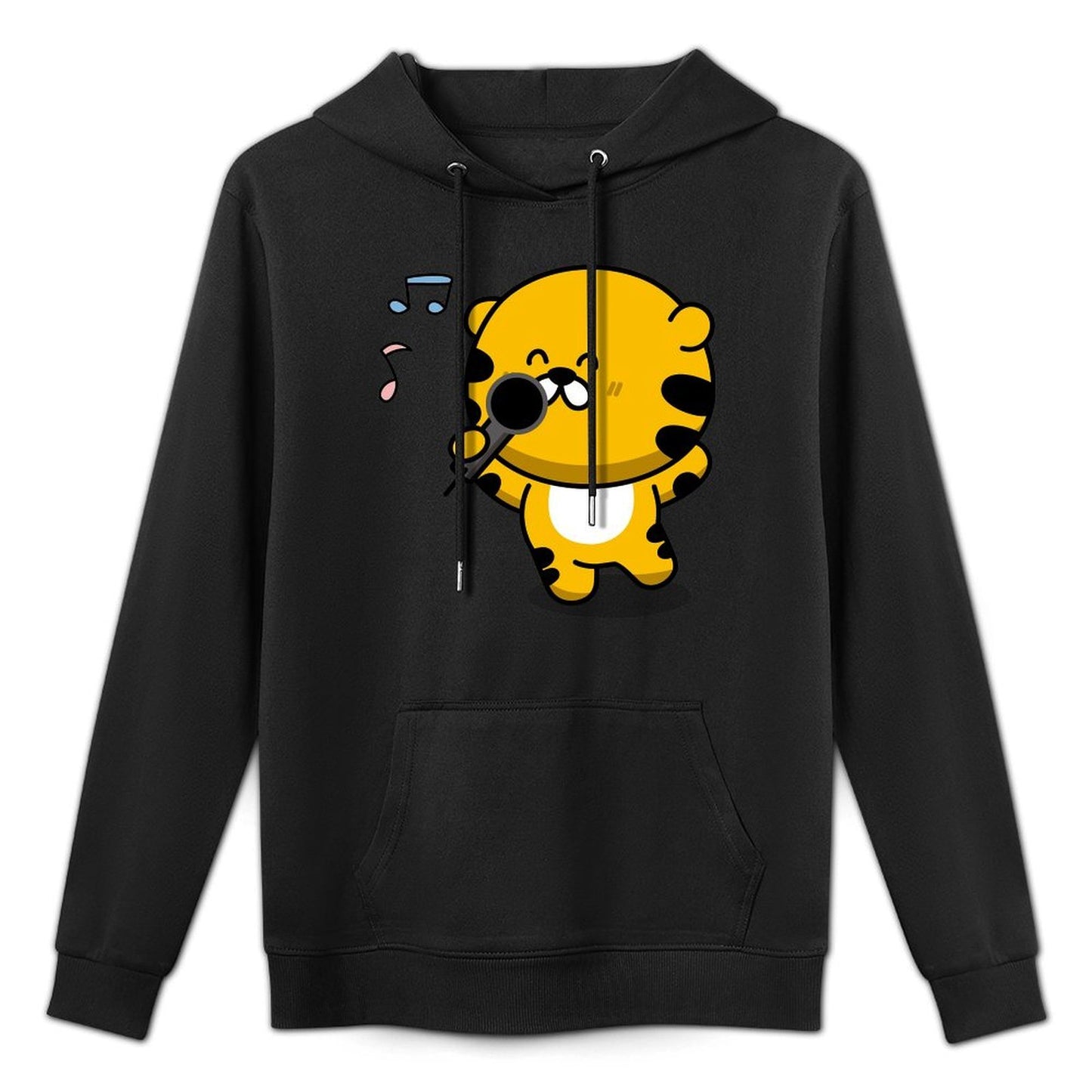 Regular Pure Front Graphic Hoodies