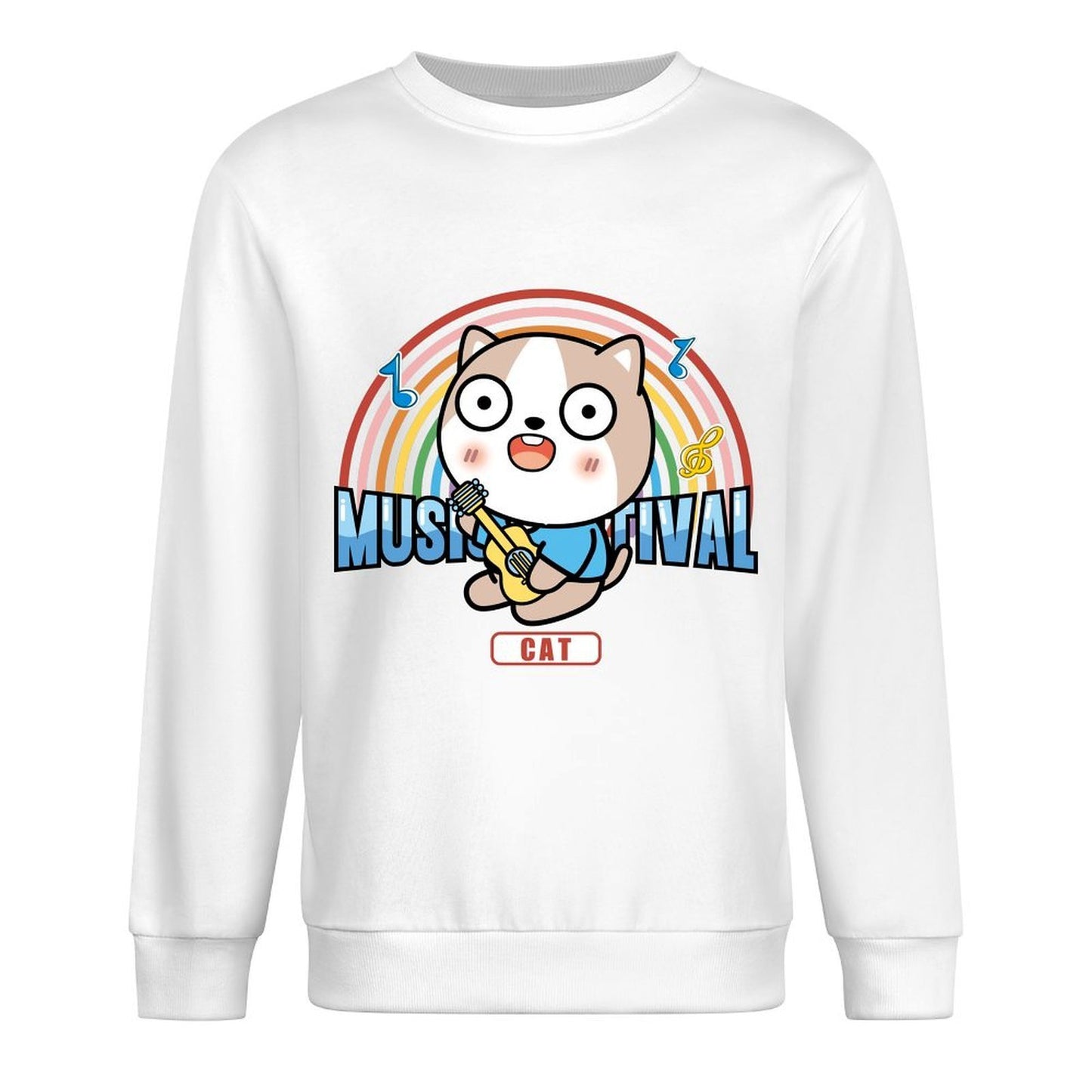 Front Patterned Long Sleeve TopBold Sleek