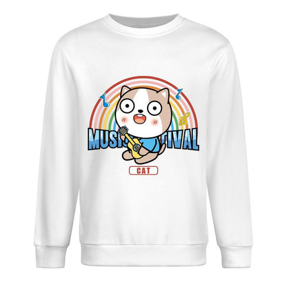 Front Patterned Long Sleeve TopBold Sleek