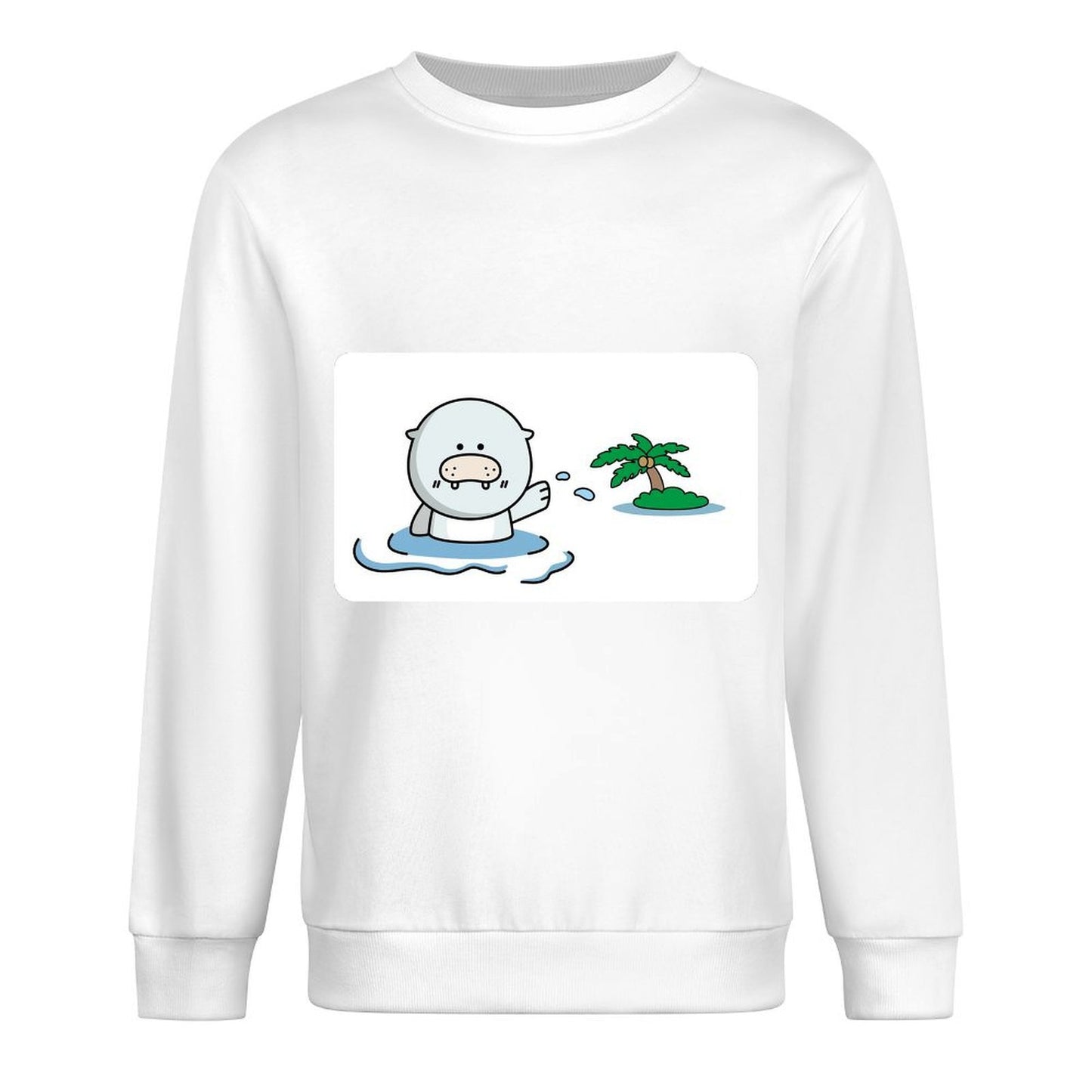 Front Patterned Long Sleeve TopFresh Strong