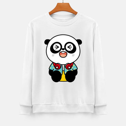 Front Patterned Long Sleeve Top100% Cotton Modern