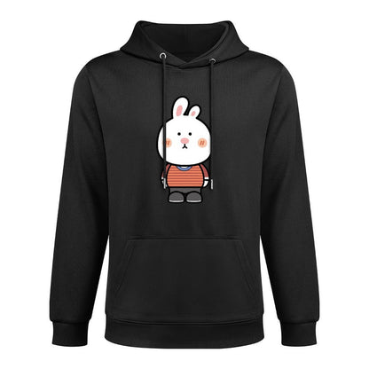 Moisture-Wicking Colorfast Front Graphic Hoodies