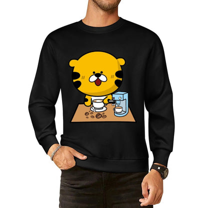 Front Patterned Long Sleeve Top Street ModernFit