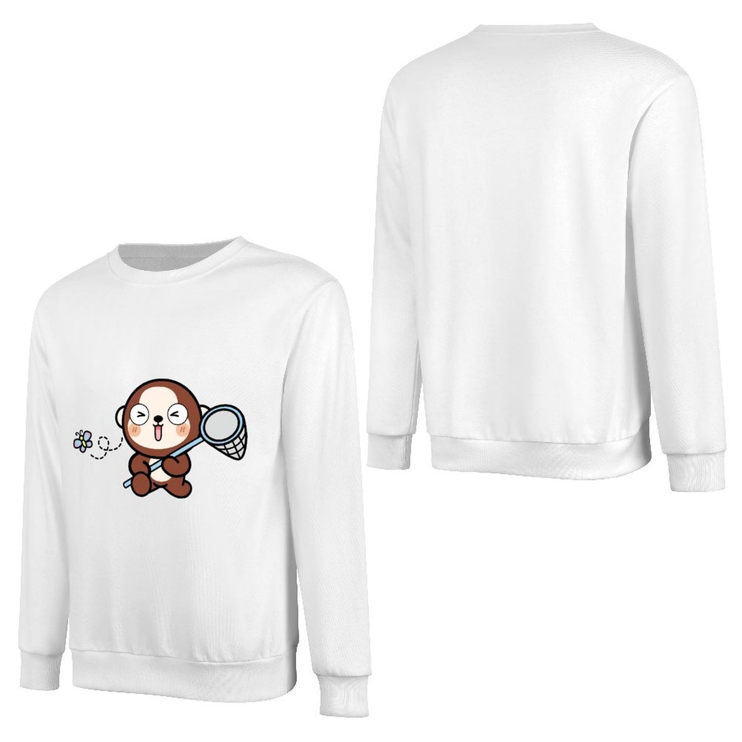 Front Patterned Long Sleeve TopStandard Edition