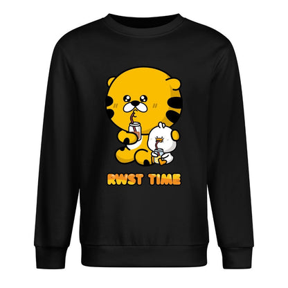 Front Patterned Long Sleeve TopPrinted Long Lasting