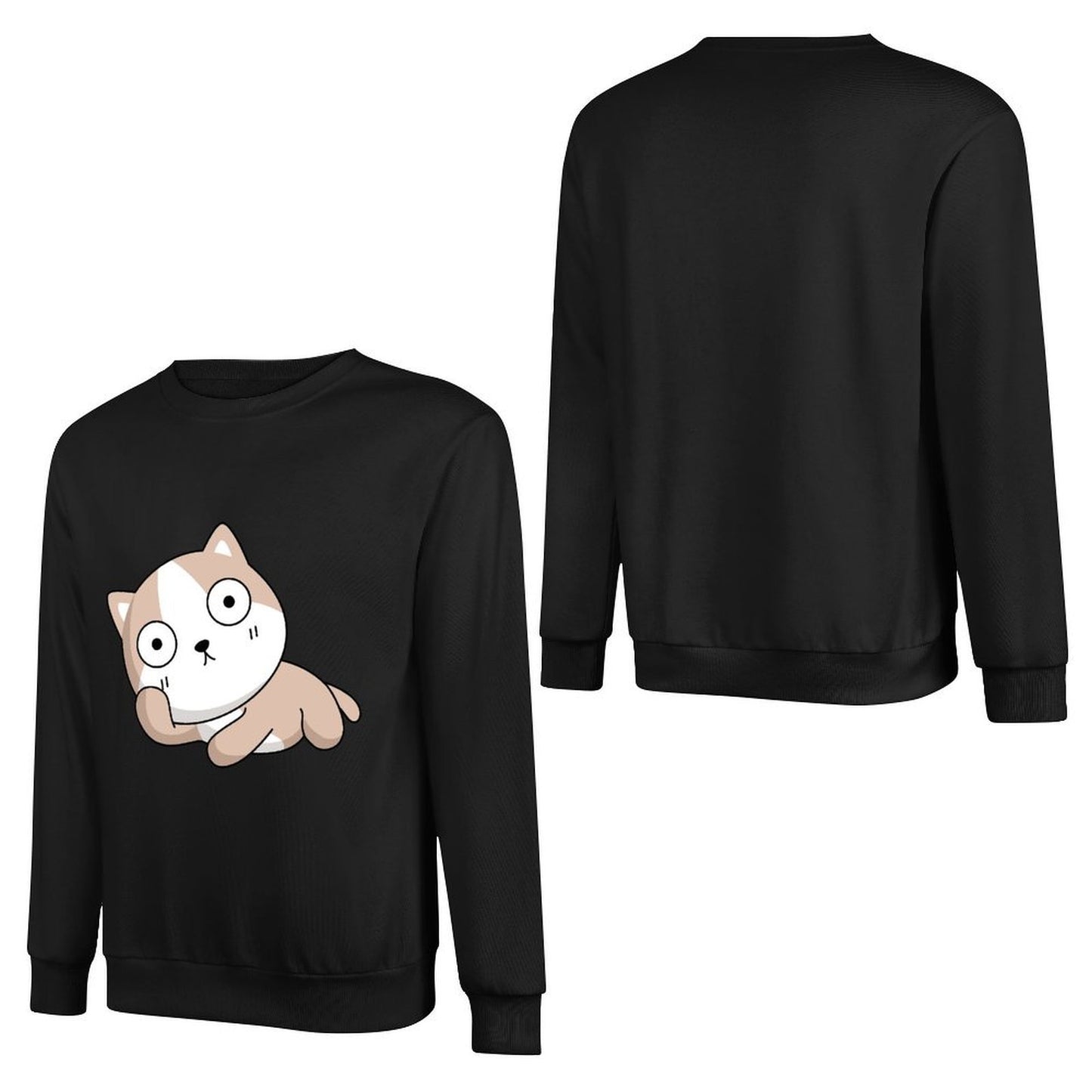 Front Patterned Long Sleeve TopHeritage Regular