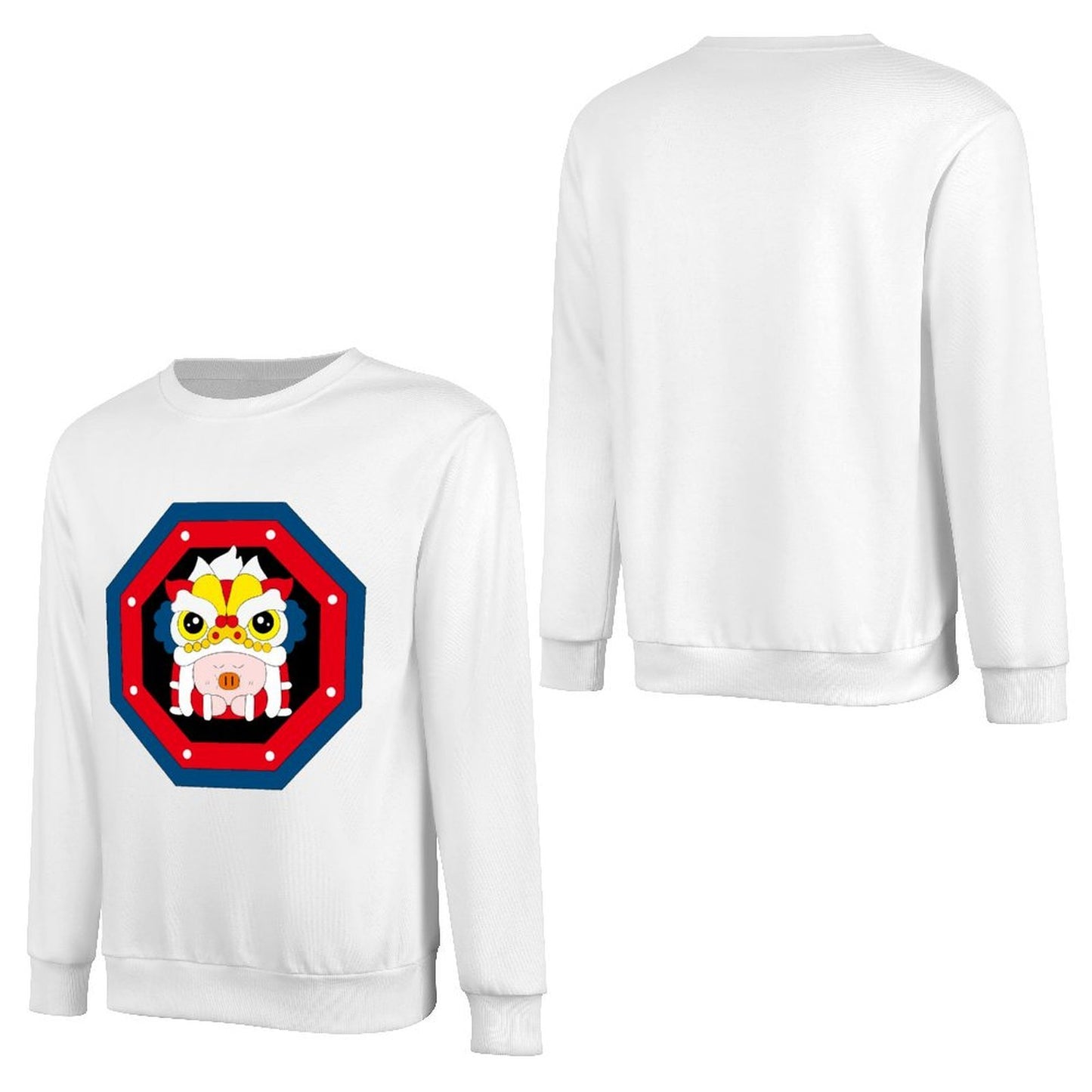 Front Patterned Long Sleeve TopRefined EverydayTee