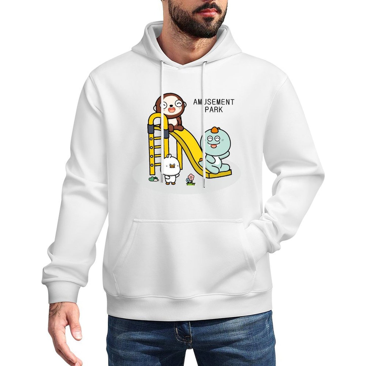 IPBR 250g Hooded Pocket Sweatshirt Front GraphicMen's Hooded  Sweatshirt4000999
