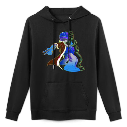Hoodie Front PatternMinimalist Sharp