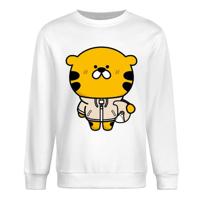 Front Patterned Long Sleeve TopRelaxed Edition