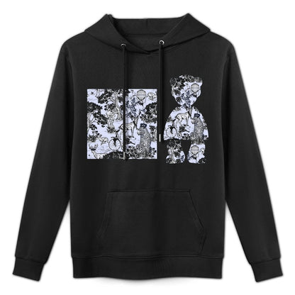 IPIB 250g Hooded Pocket Sweatshirt Front GraphicMen's Hooded  Sweatshirt6000100-4