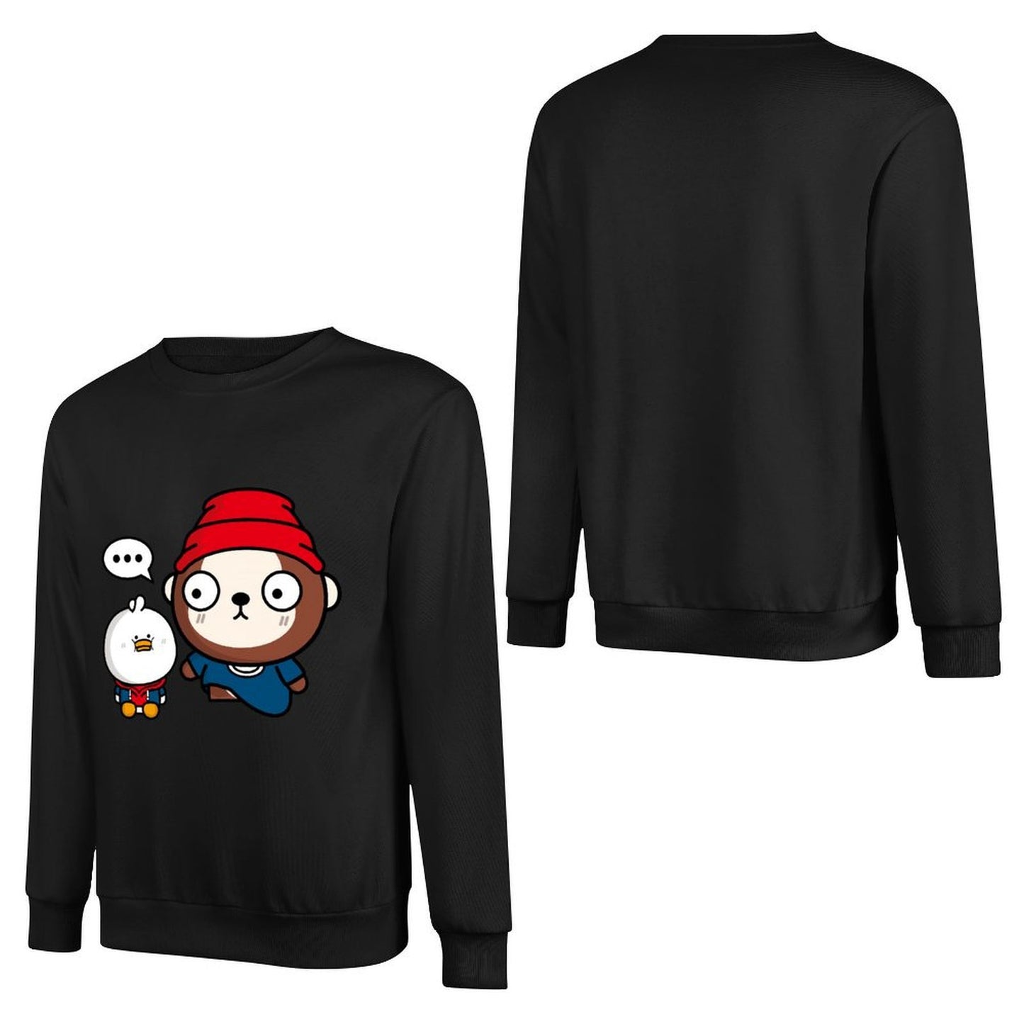 Front Patterned Long Sleeve TopLifestyleLine Minimalist