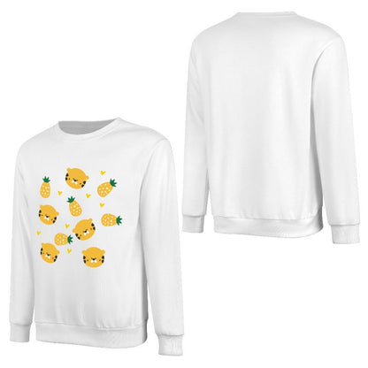 Front Patterned Long Sleeve TopStrong Tear-Resistant