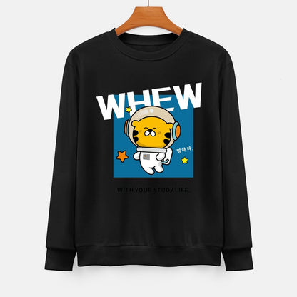  Front Patterned Long Sleeve TopStandard Vibrant Colors