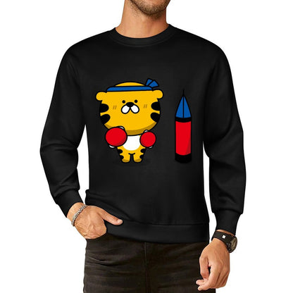 Front Patterned Long Sleeve TopReliable Everyday