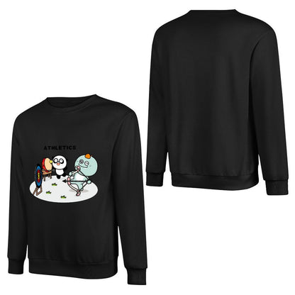 Front Patterned Long Sleeve TopSoftstyle Cotton