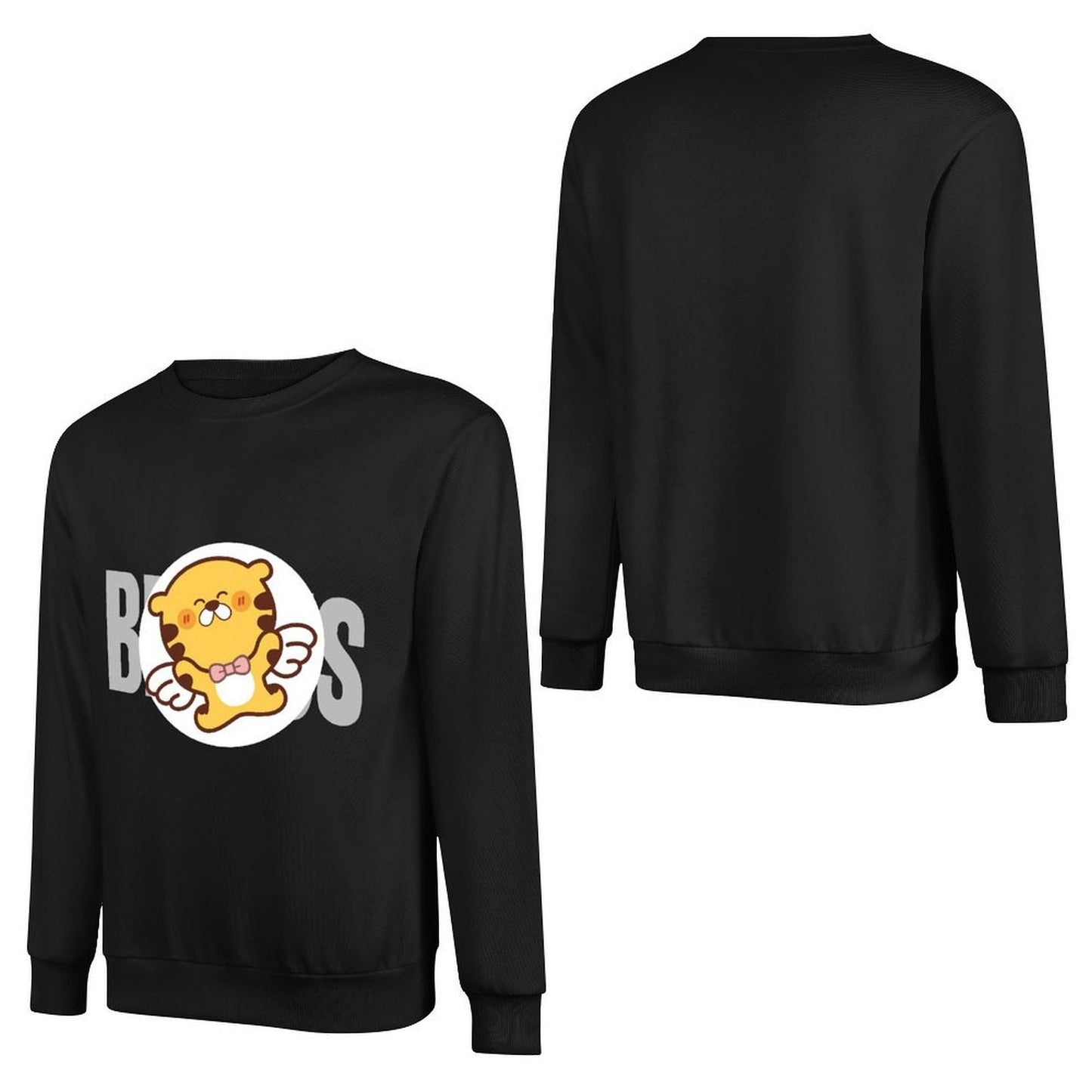 Front Patterned Long Sleeve TopRefined Heat-Transfer