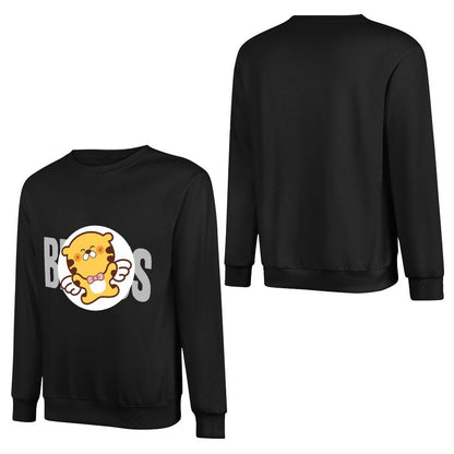 Front Patterned Long Sleeve TopRefined Heat-Transfer