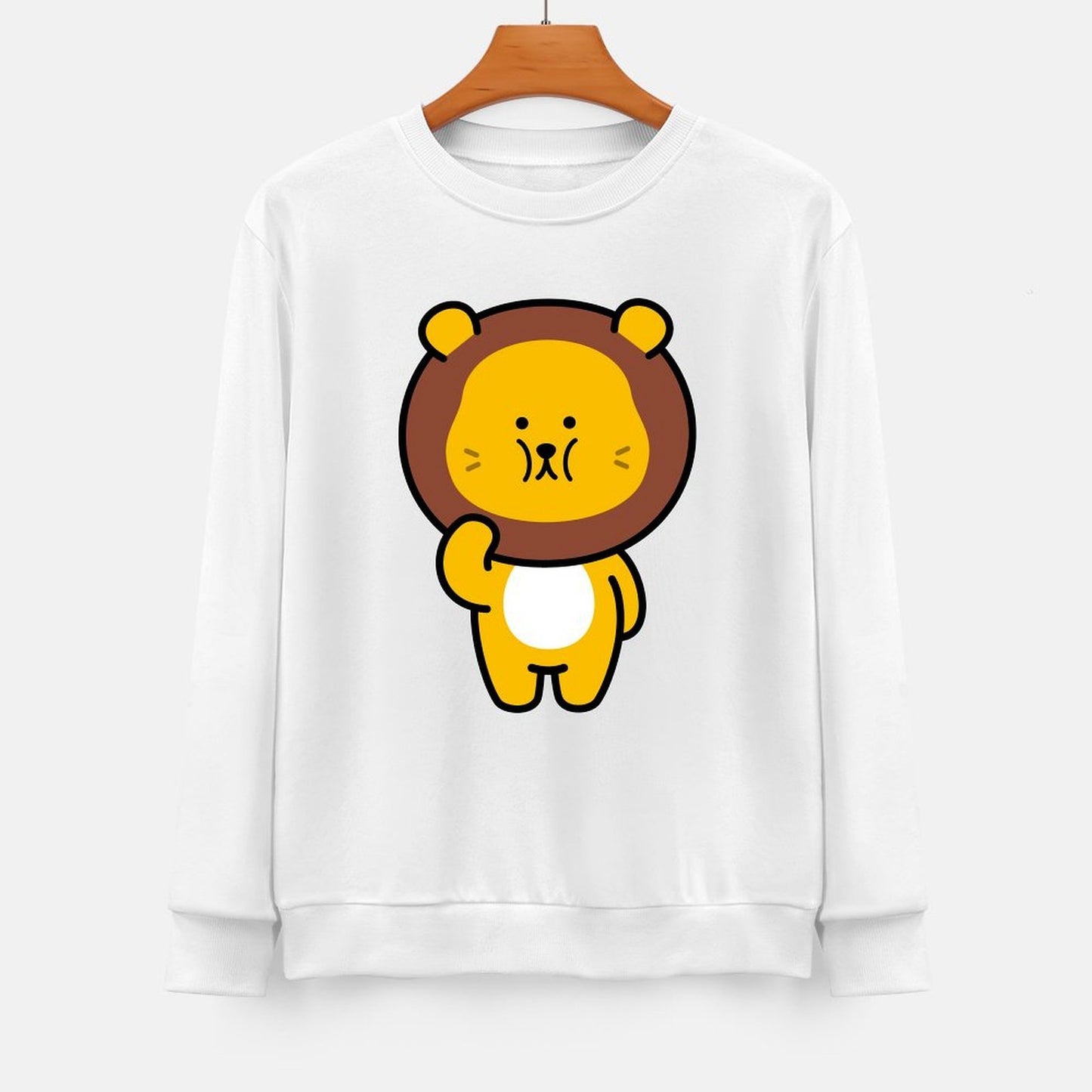 Front Patterned Long Sleeve TopTear-Resistant Lifestyle