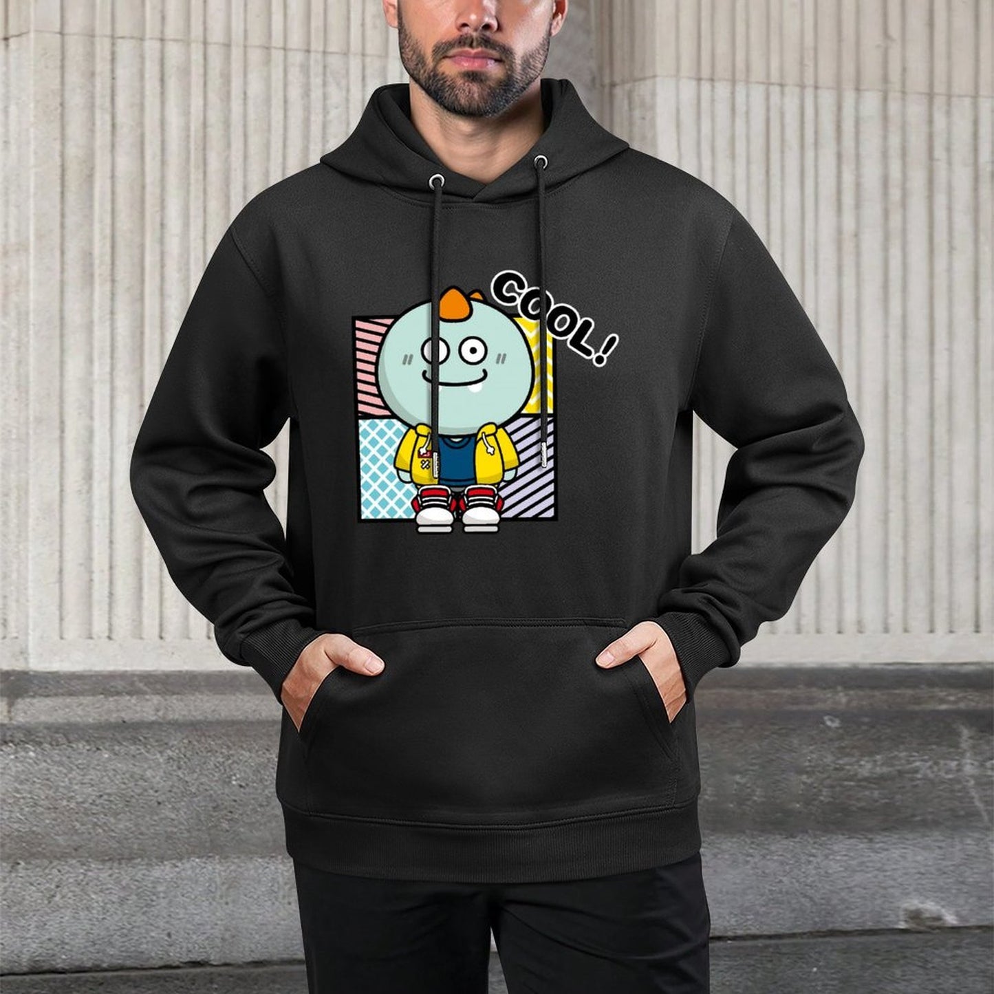 IPBR 250g Hooded Pocket Sweatshirt Front GraphicMen's Hooded  Sweatshirt4001372