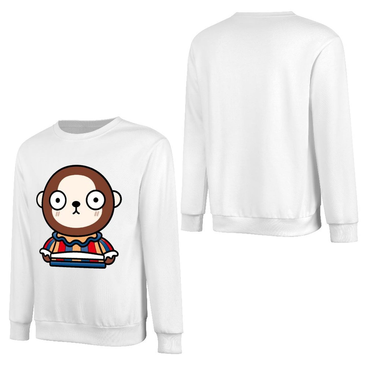 Front Patterned Long Sleeve TopOriginal StreetStyle