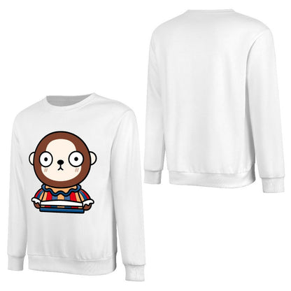 Front Patterned Long Sleeve TopOriginal StreetStyle