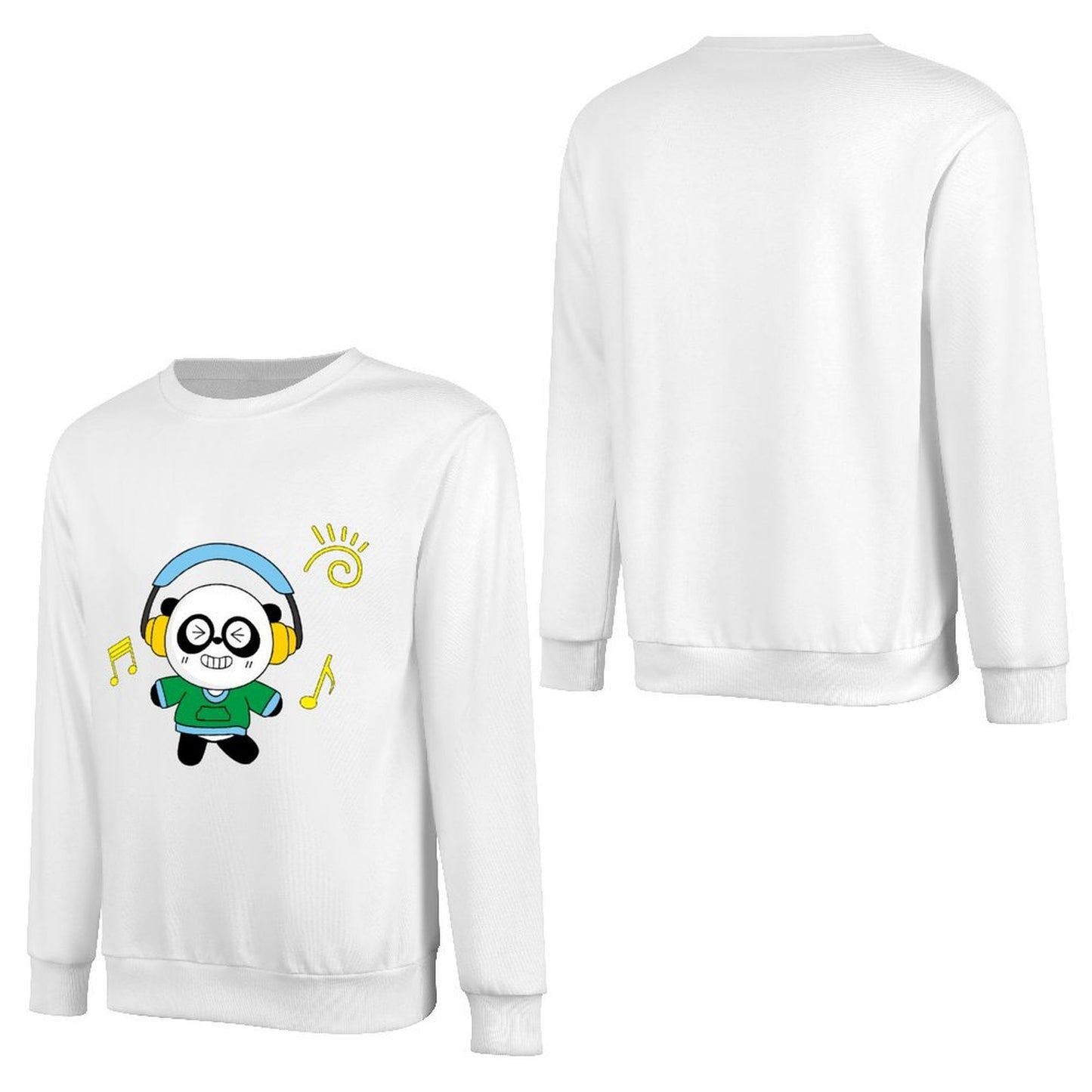 Front Patterned Long Sleeve TopCleanCut Relaxed Fit