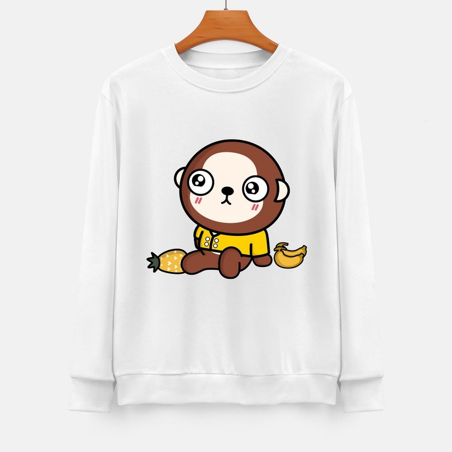 Front Patterned Long Sleeve TopTimelessComfort Clean