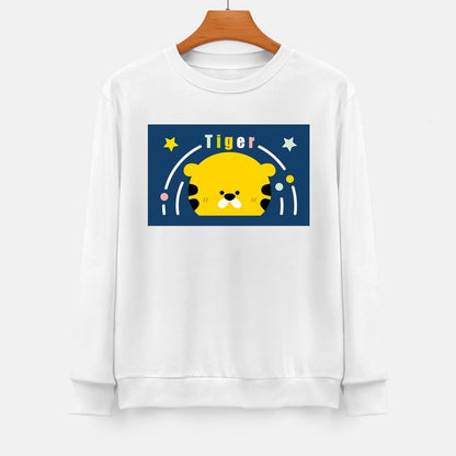 Front Patterned Long Sleeve TopSlim Fit Easy-Care