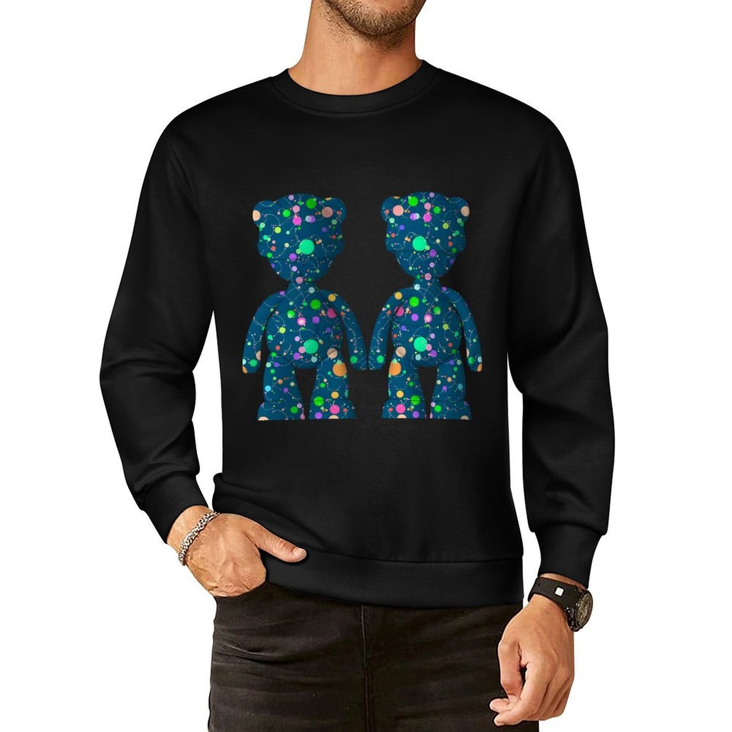 IPIB 250g Crew Neck Long Sleeve Sweatshirt Front GraphicCrew Neck Long Sleeve Sweatshirt6000092-3