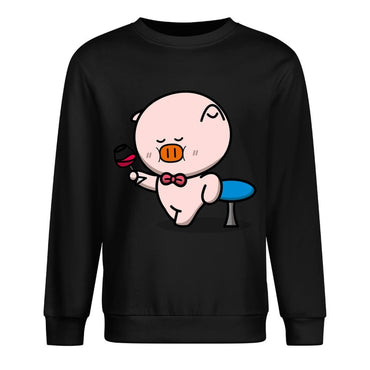 Front Patterned Long Sleeve TopBreathable Studio