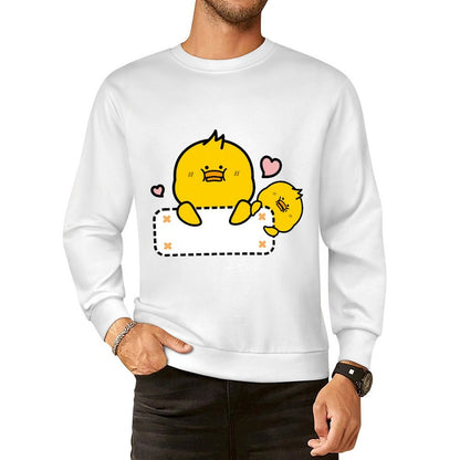 Front Patterned Long Sleeve TopColorfast Essential