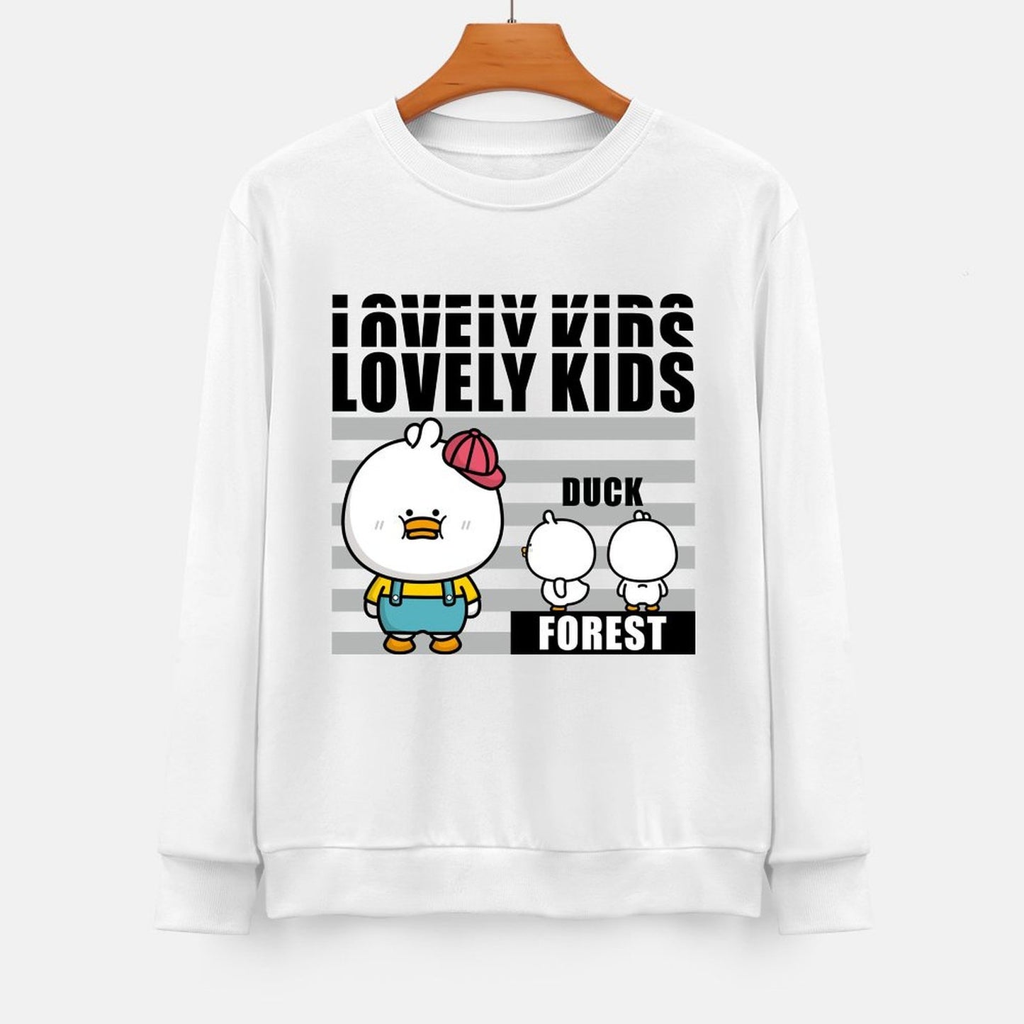 Front Patterned Long Sleeve TopWrinkle-Free Simple