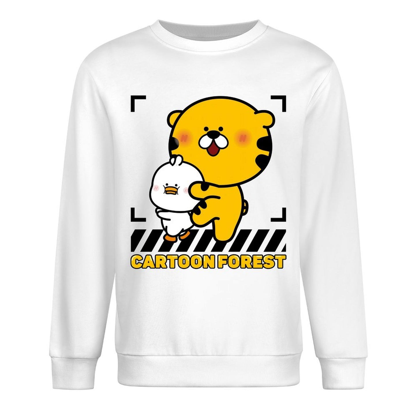 Front Patterned Long Sleeve TopNeat Colorfast