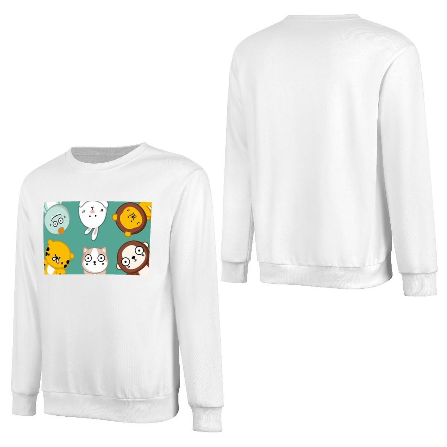 Front Patterned Long Sleeve TopDurable Eco / Sustainable