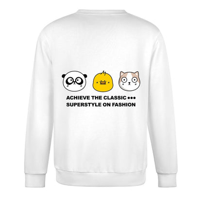 Crew Neck Long Sleeve Sweatshirt 4000670