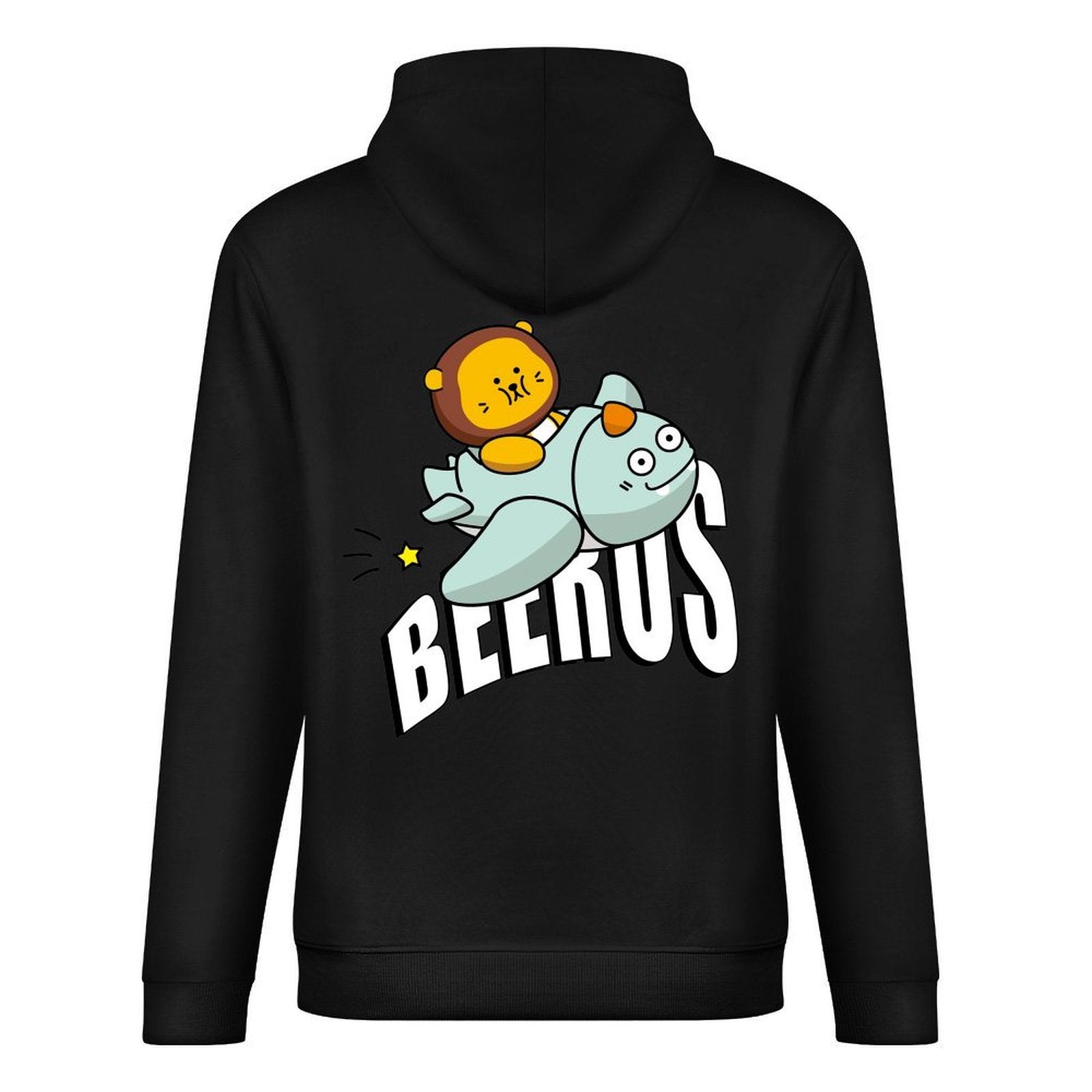 Inkmay Beerus Hoodie 250g crew neck  HoodiePremiumSeries LightweightHoodie