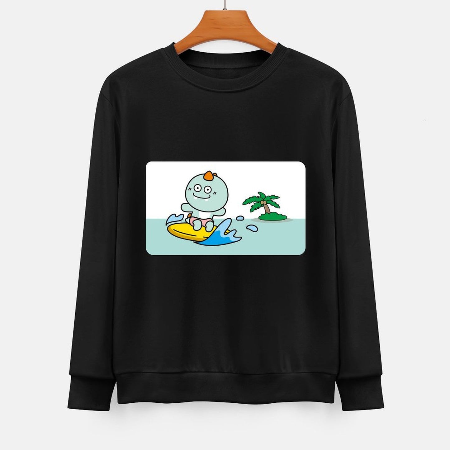  Front Patterned Long Sleeve TopOriginal DailyFit