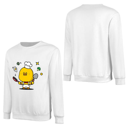 Front Patterned Long Sleeve TopFade-Resistant Lightweight