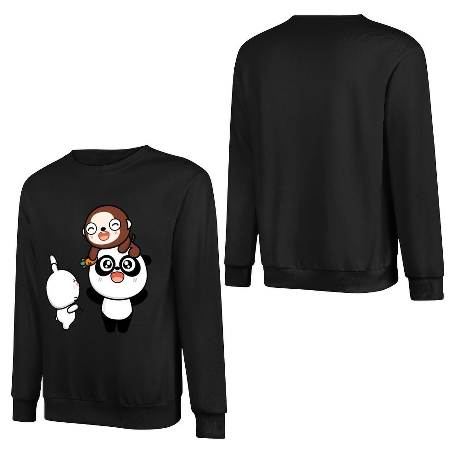 Front Patterned Long Sleeve TopDesign-Your-Own Breathable