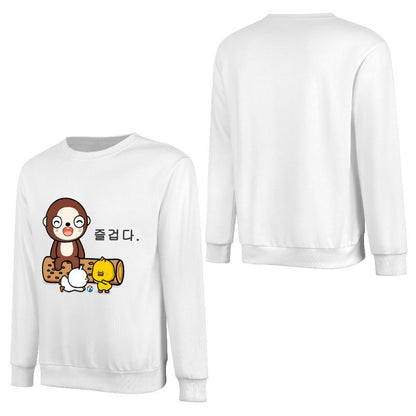 Front Patterned Long Sleeve TopBatch-Printed CoreLine