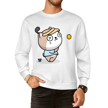 Front Patterned Long Sleeve TopComfort DailyFit