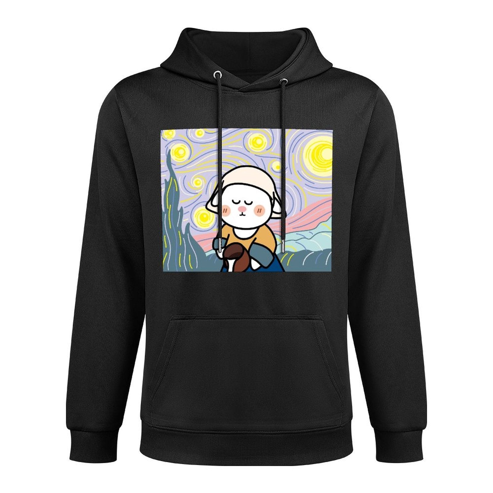 Regular Smooth Front Graphic Hoodies