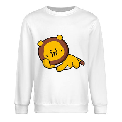 Front Patterned Long Sleeve TopMidweight Printed