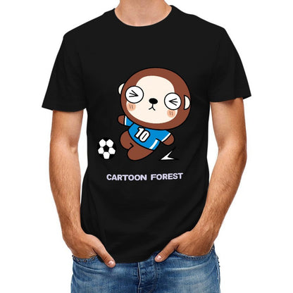 Shrink-Resistant Lightweight Front Graphic T-shirt