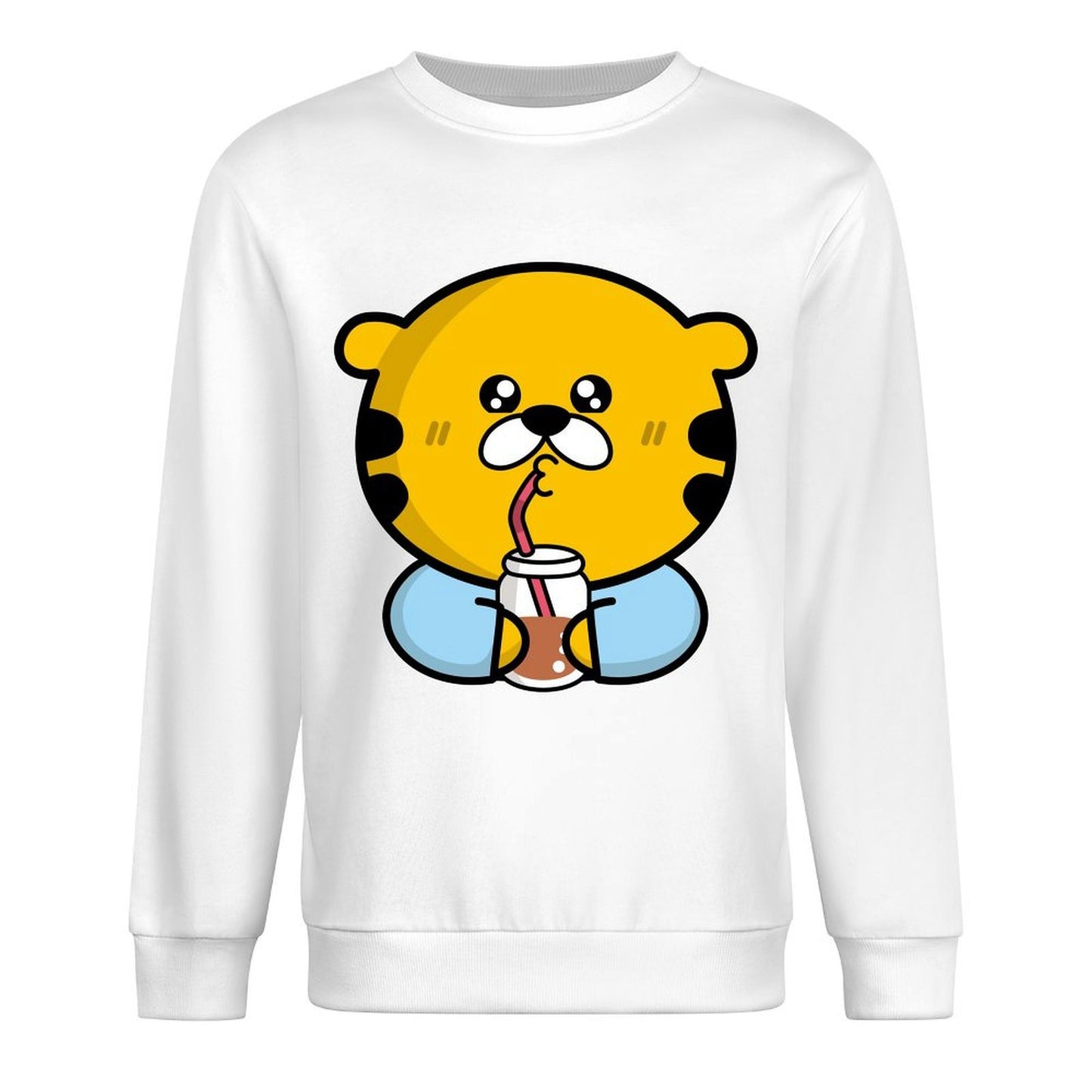 Front Patterned Long Sleeve TopModernFit Signature